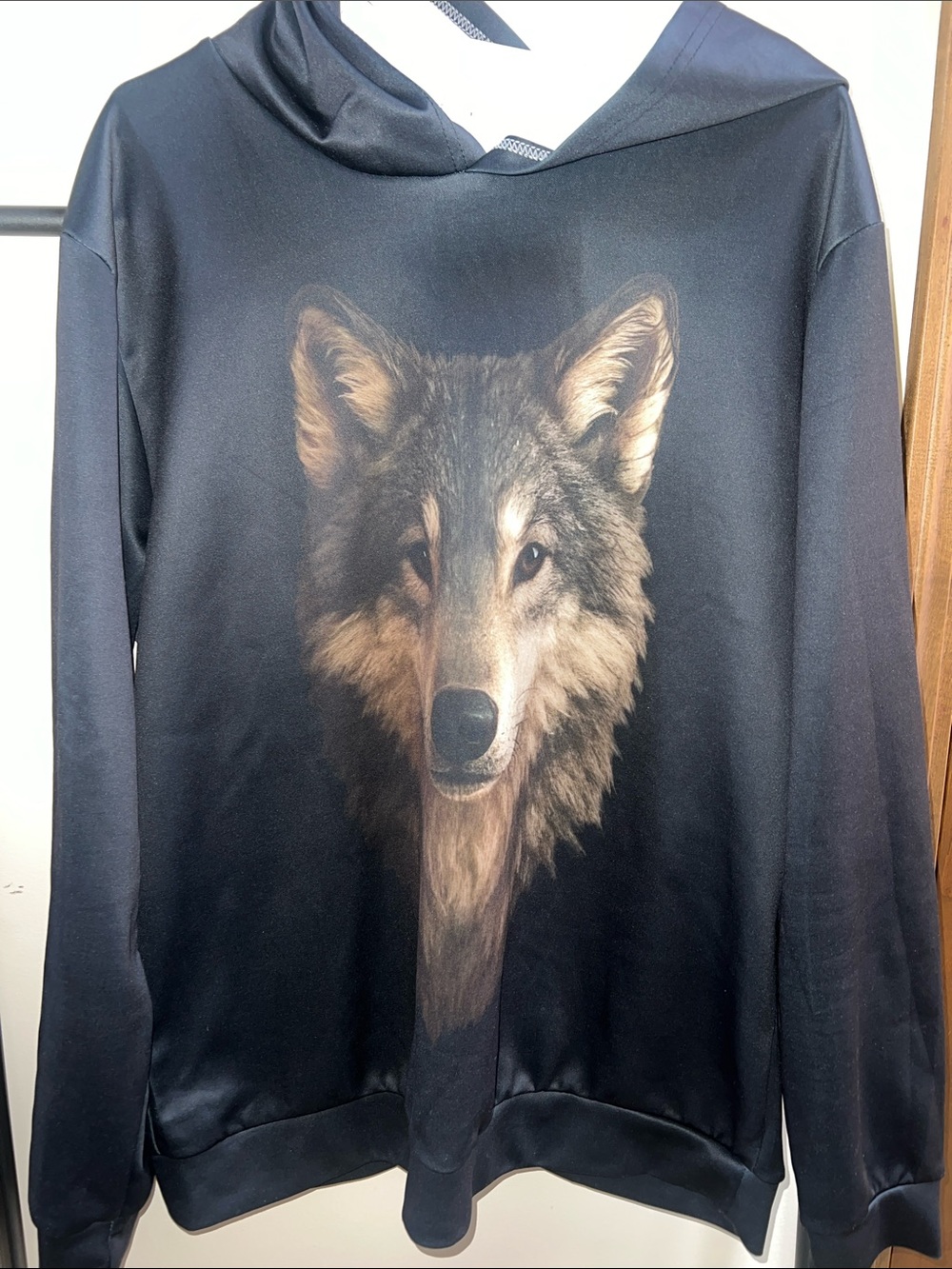 Black Wolf Hoodie